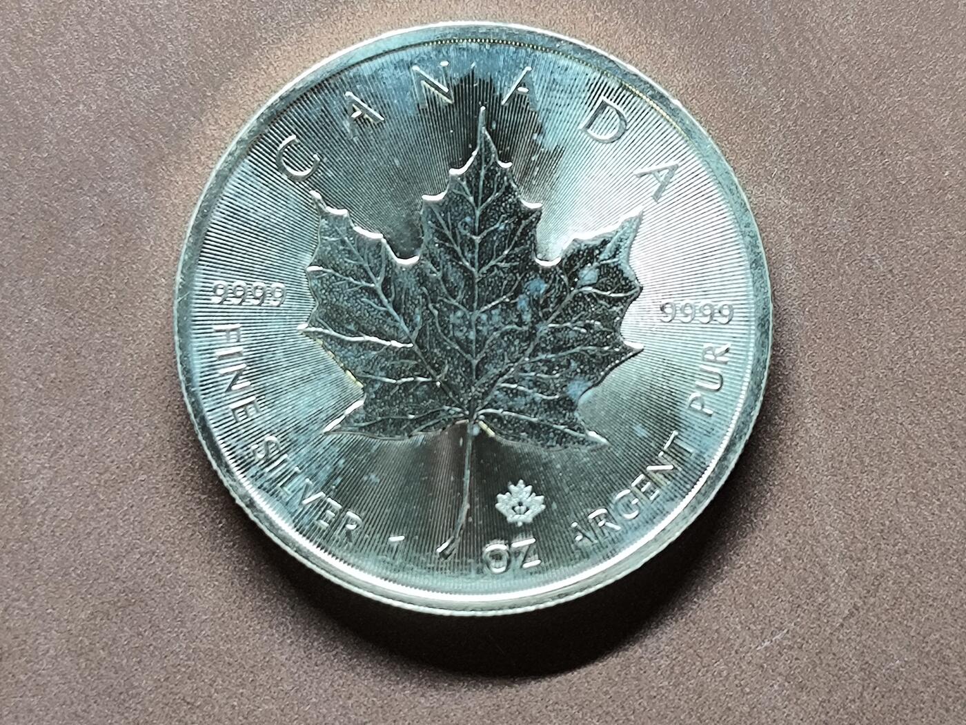 【日月同辉 第1场】元旦首场 无买家佣金 世界钱币 银币 【银币】2017年加拿大枫叶银币