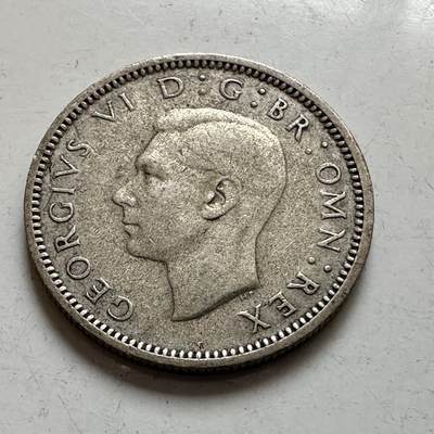 🌹外币初藏🌹🐯2026年第1场  每周二四六晚8️⃣点 接代拍 英国1945年六便士银币