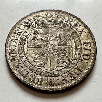 🌹外币初藏🌹🐯2026年第1场  每周二四六晚8️⃣点 接代拍 英国1819年乔三半克朗 后铸私铸 实重12.2克