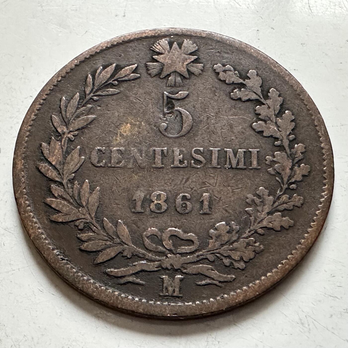 🌹外币初藏🌹🐯2026年第1场  每周二四六晚8️⃣点 接代拍 意大利1861年五分