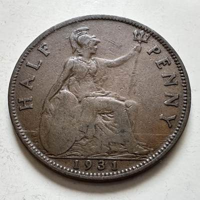 🌹外币初藏🌹🐯2026年第1场  每周二四六晚8️⃣点 接代拍 - 英国1931年半便士