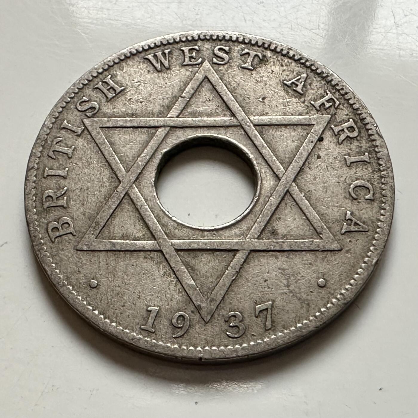 🌹外币初藏🌹🐯2026年第1场  每周二四六晚8️⃣点 接代拍 英属西非1937年半便士