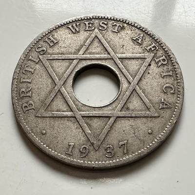 🌹外币初藏🌹🐯2026年第1场  每周二四六晚8️⃣点 接代拍 - 英属西非1937年半便士