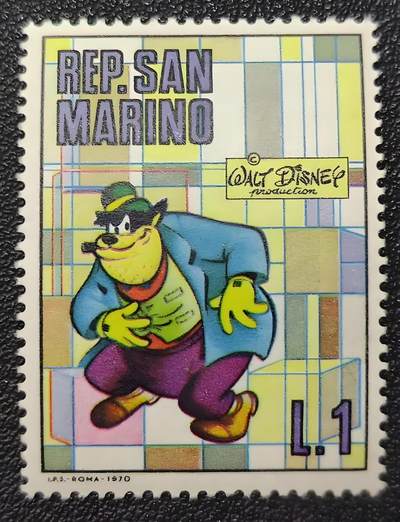 世界第一枚迪斯尼卡通邮票 - 世界第一枚迪斯尼卡通邮票