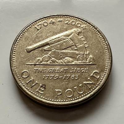 🌹外币初藏🌹🐯2026年第1场  每周二四六晚8️⃣点 接代拍 - 直布罗陀2004年一镑