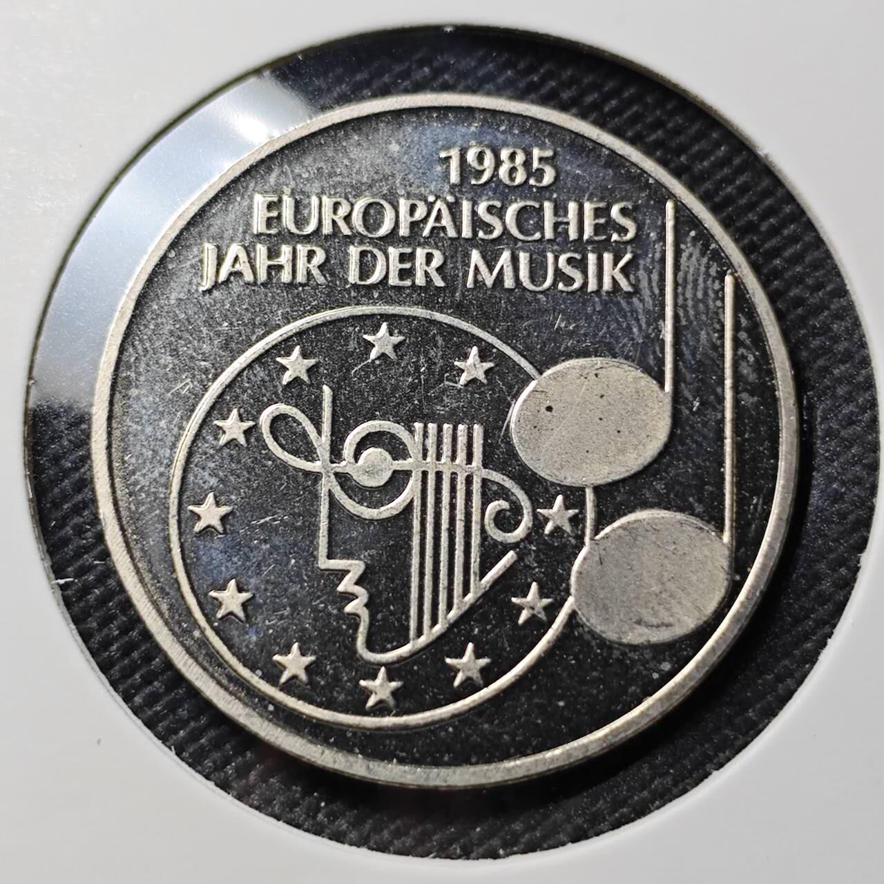 KK钱币收藏小铺 《套币 好品/批量散币专场》  2月预留时间 周末发货  1985德国5马克 精制纪念币