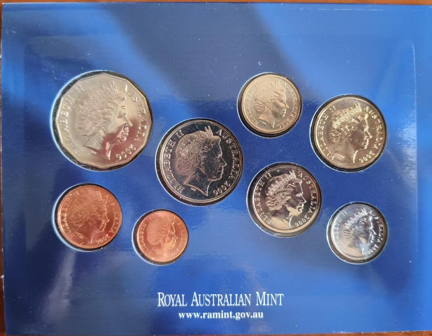 ❤️【币观天下】❤️ 第337期钱币拍卖- 2026.1.2周五晚上6点半场-长期征集拍品 澳大利亚2006年十进制40周年MS 老太婆头像的1分和2分只在只在这一年特别回归发行