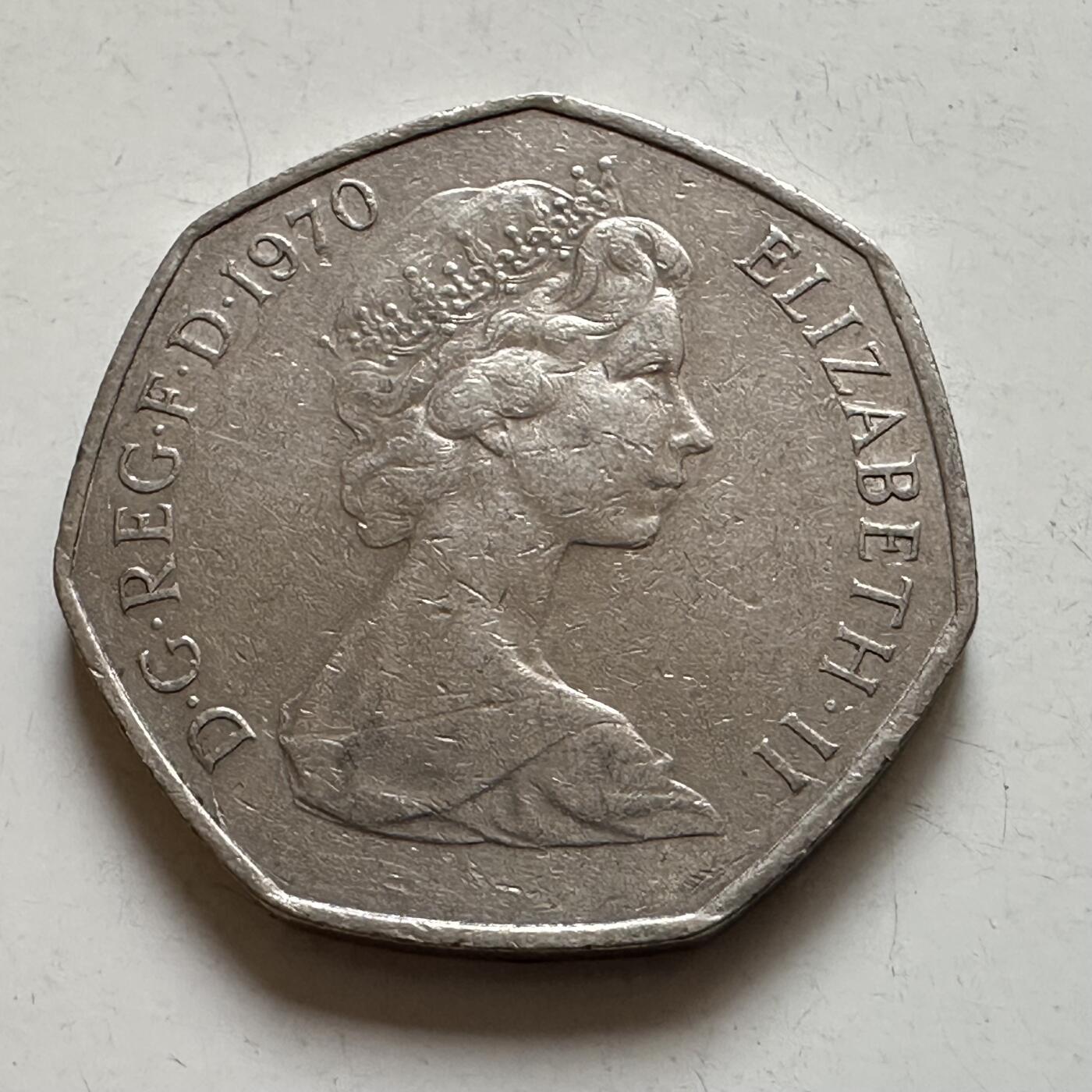 🌹外币初藏🌹🐯2026年第1场  每周二四六晚8️⃣点 接代拍 英国1970年50便士