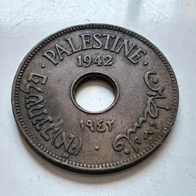 🌹外币初藏🌹🐯2026年第1场  每周二四六晚8️⃣点 接代拍 巴勒斯坦1942年10米尔