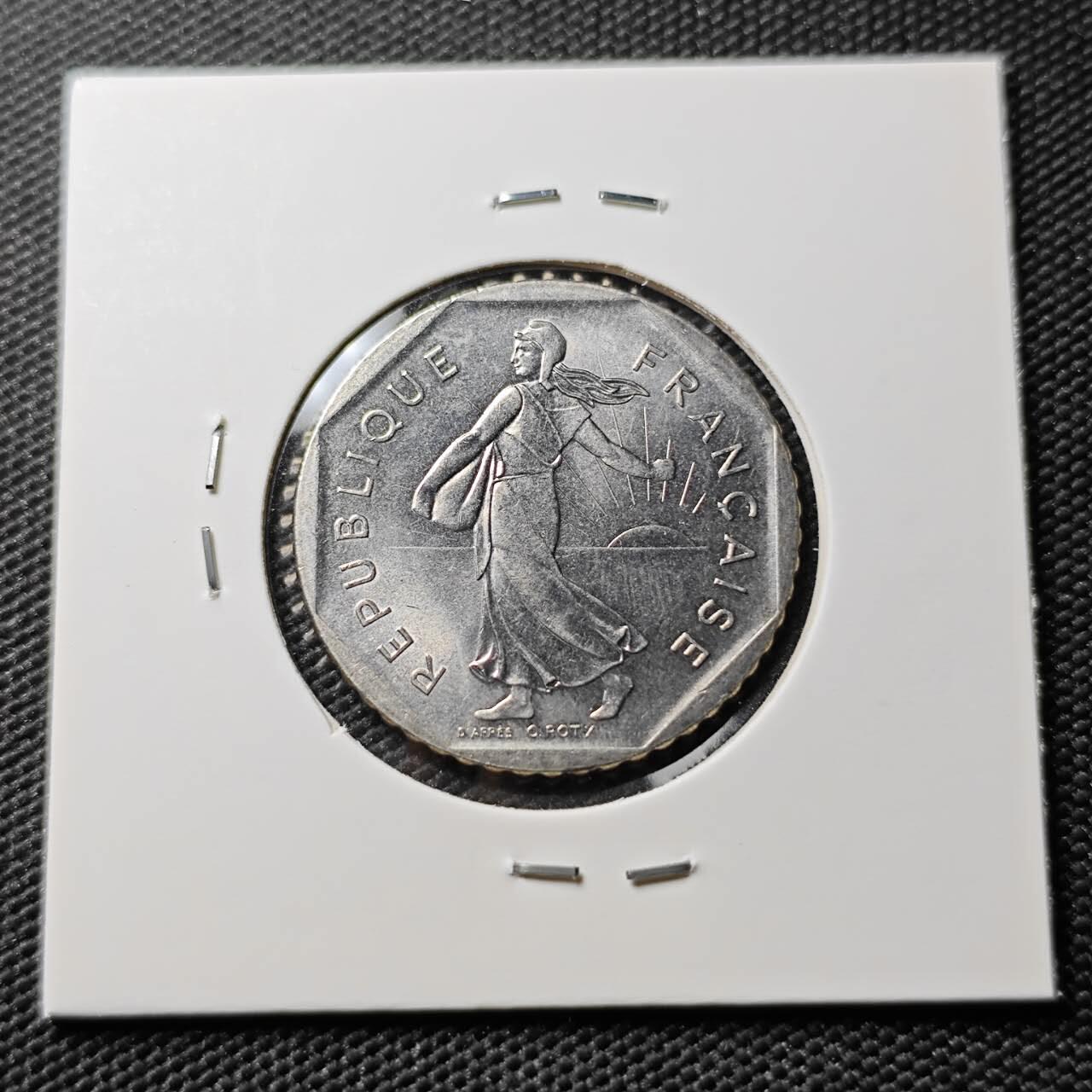 KK钱币收藏小铺 《套币 好品/批量散币专场》  2月预留时间 周末发货  1980法国2法郎 好品