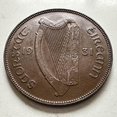 🌹外币初藏🌹🐯2026年第1场  每周二四六晚8️⃣点 接代拍 爱尔兰1931年一便士