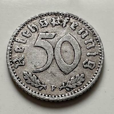 🌹外币初藏🌹🐯2026年第1场  每周二四六晚8️⃣点 接代拍 德国1940年50芬尼