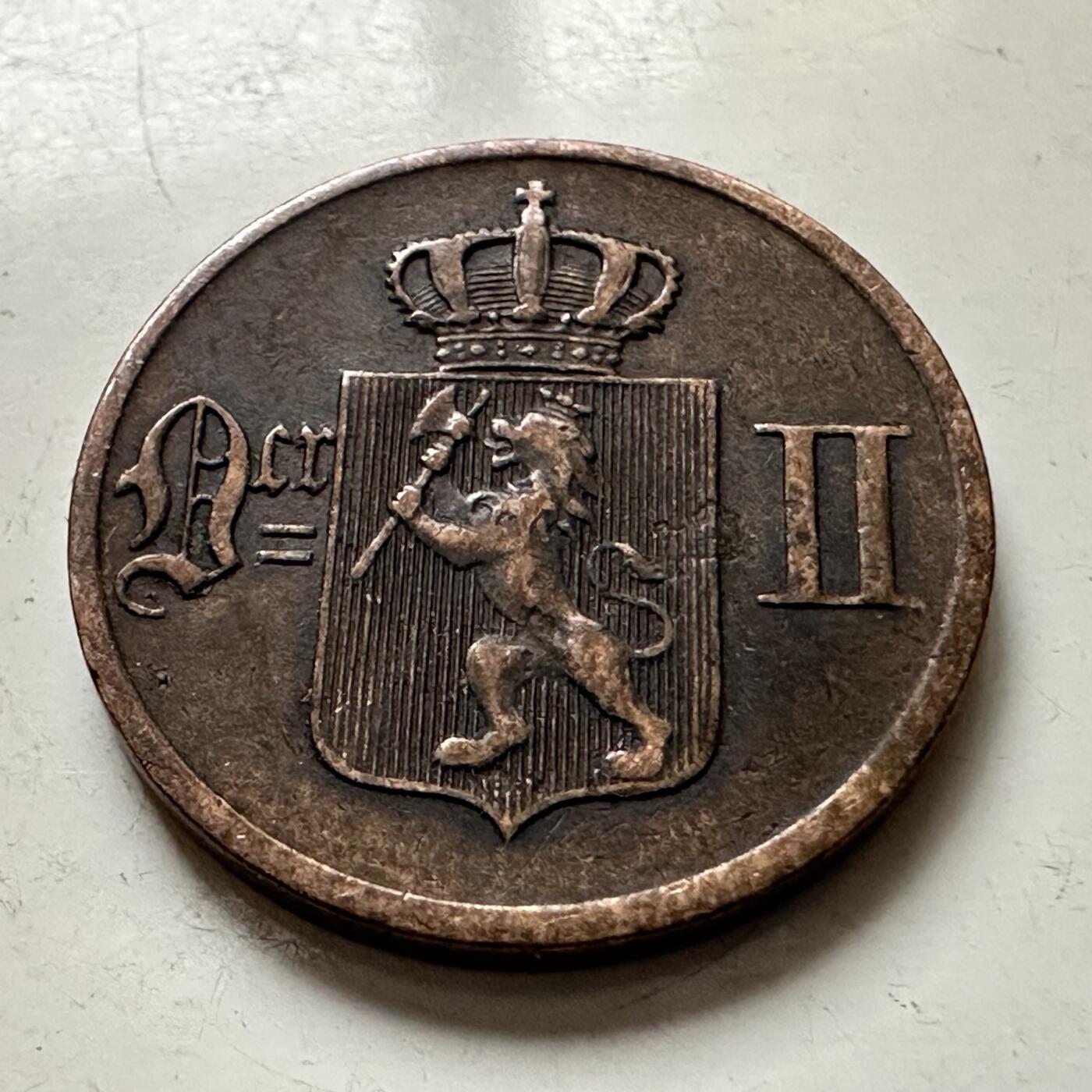 🌹外币初藏🌹🐯2026年第1场  每周二四六晚8️⃣点 接代拍 挪威1897年1欧尔