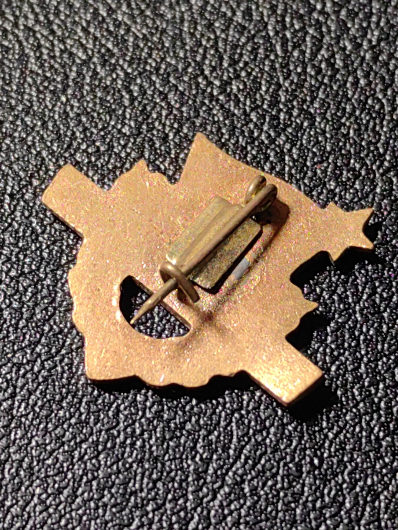 靖甫拍卖新拍第一场 匈牙利二级共青团员证章 铜珐琅