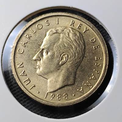 KK钱币收藏小铺 《套币 好品/批量散币专场》  2月预留时间 周末发货 -  1988西班牙100比塞塔 好品