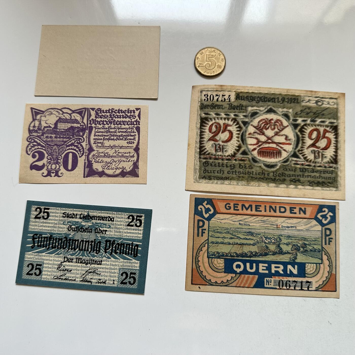 🌹外币初藏🌹🐯2026年第1场  每周二四六晚8️⃣点 接代拍 德国一战时期紧急币—20