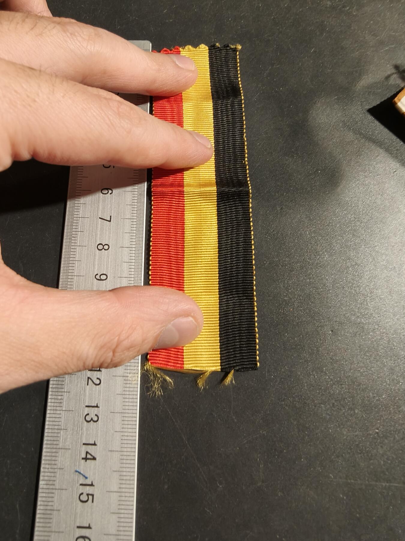 老王徽章第173期 比利时劳工奖章绶带     12cm