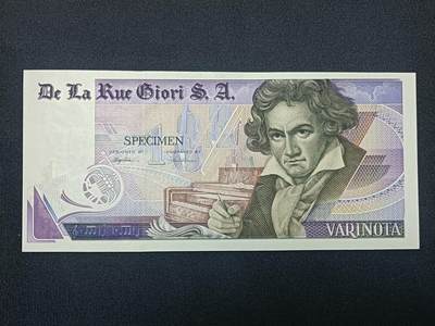 【游宝包邮场】蛇年第104期  - 德纳罗测试钞-贝多芬【无冠号版 全新UNC】