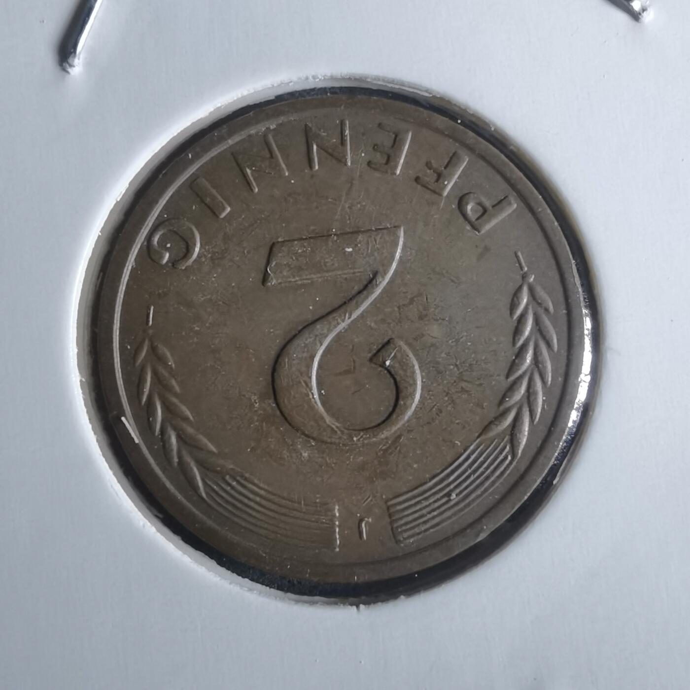 沼泽如烟--第951场 德国1966年2芬尼