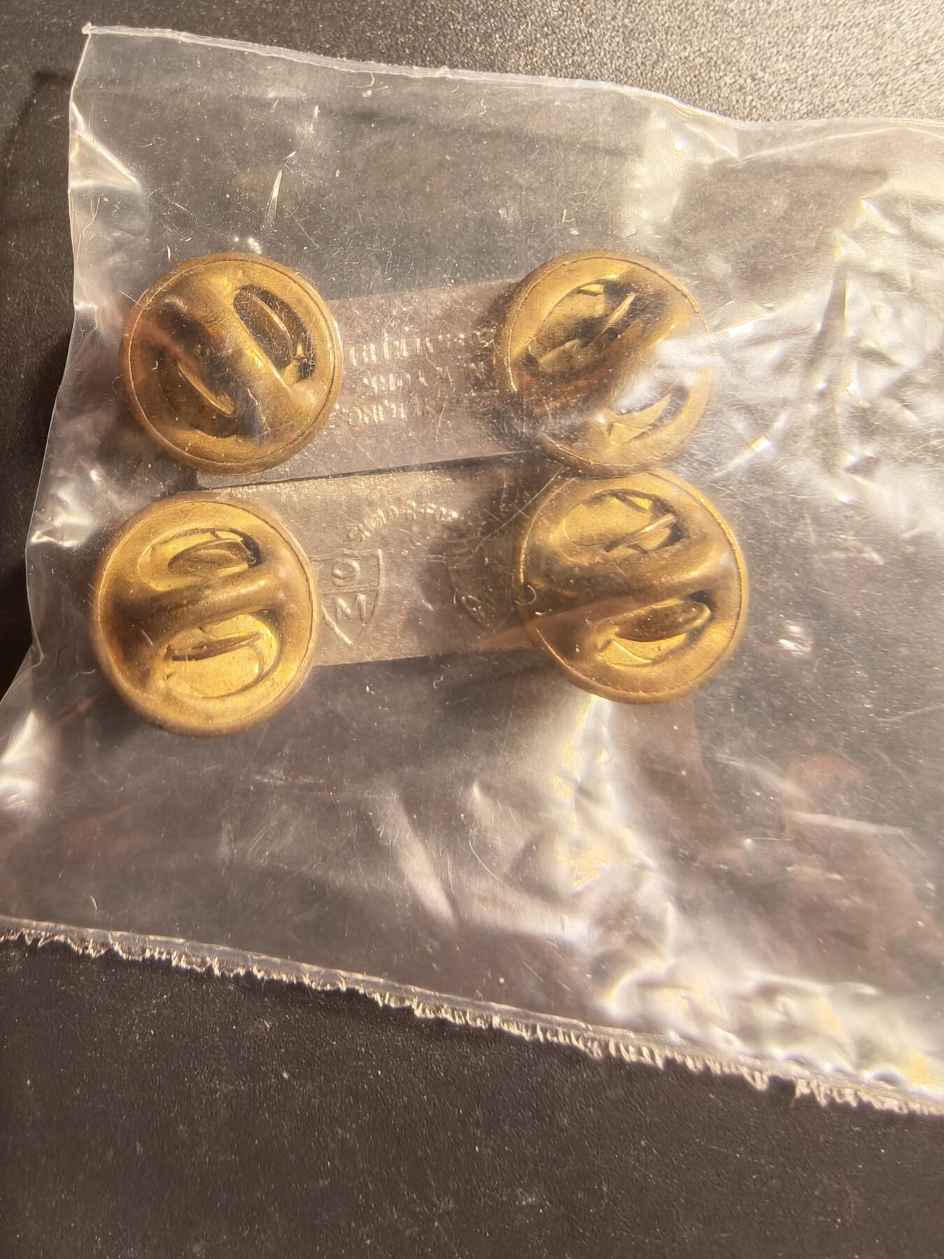 老王徽章第173期 美国陆军中尉金属军衔一组     带厂标