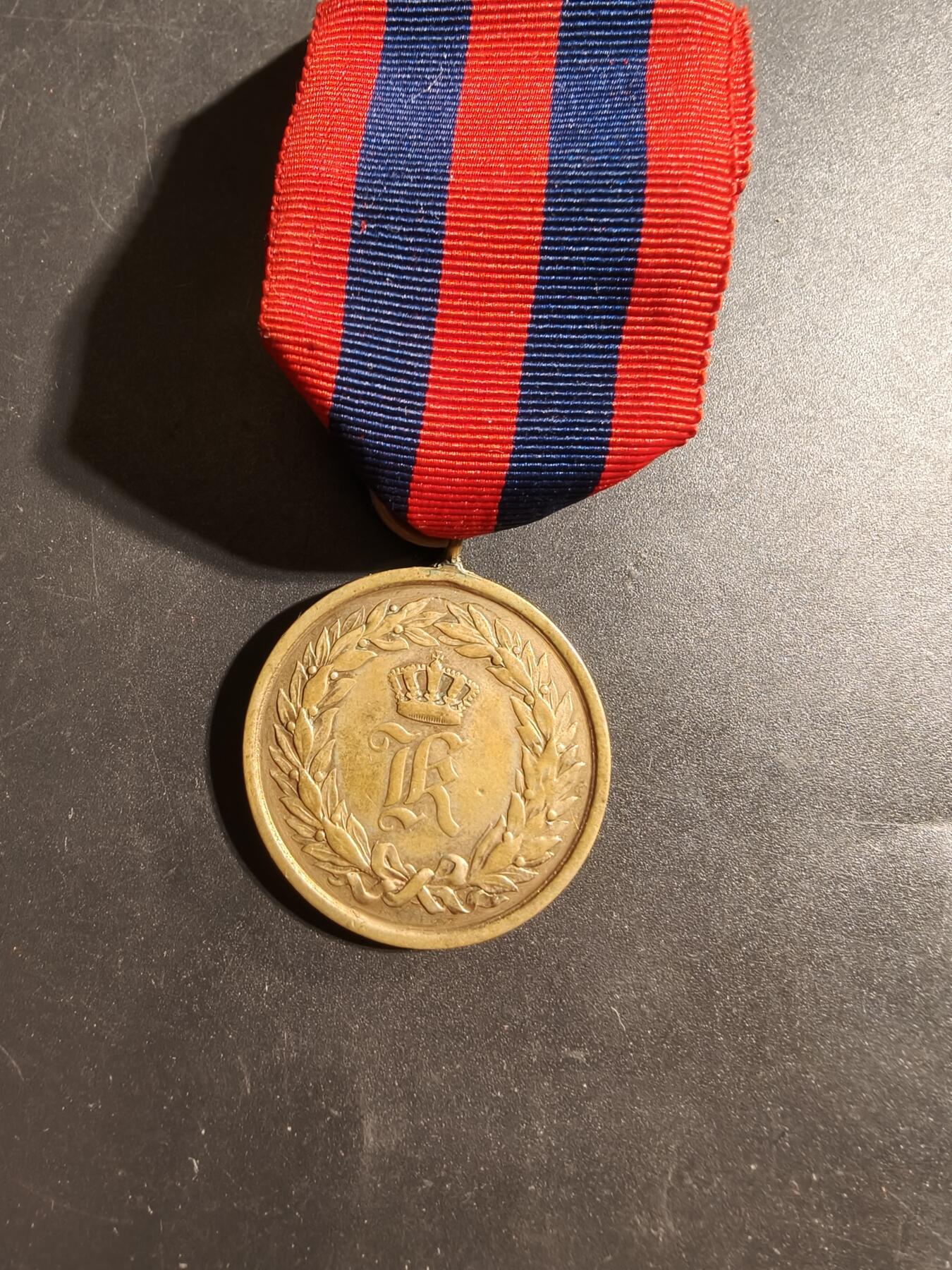 老王徽章第173期 德国萨克森1866战役服役奖章