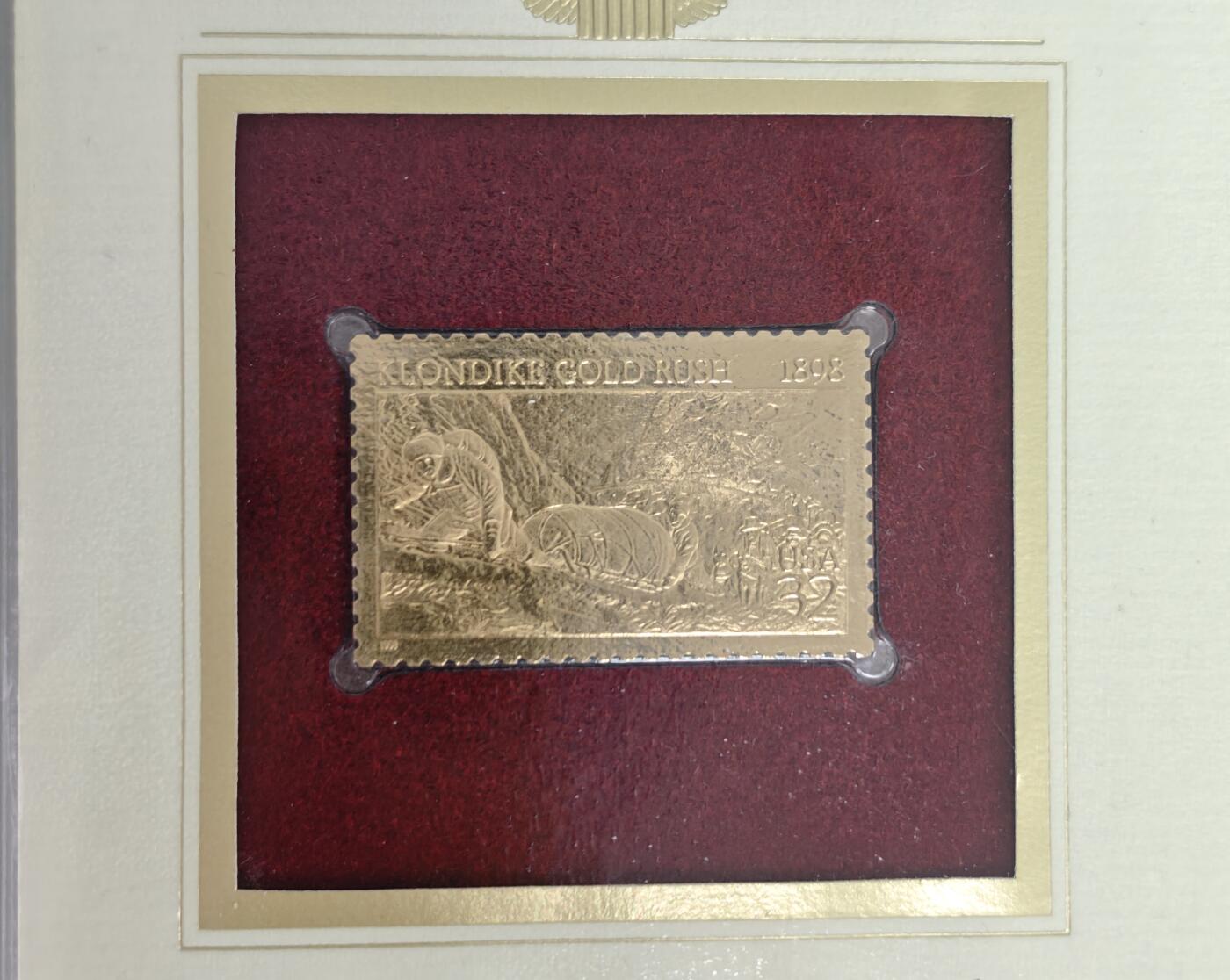 瓶子🏺第224期拍卖会   1998美国首日封带金箔邮票  雪山救援