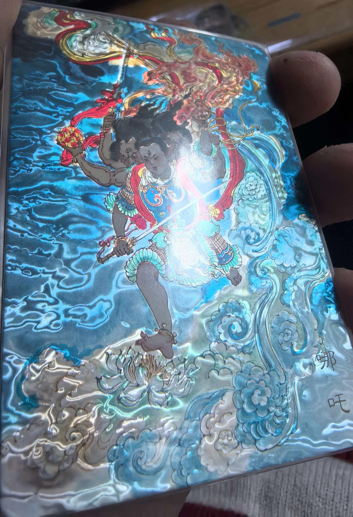 卡有江湖粉丝专场第六期（持续收拍，送拍联系我哦） 百里最新西游记王涌喆老师绘光刻哪吒裸卡非常好看