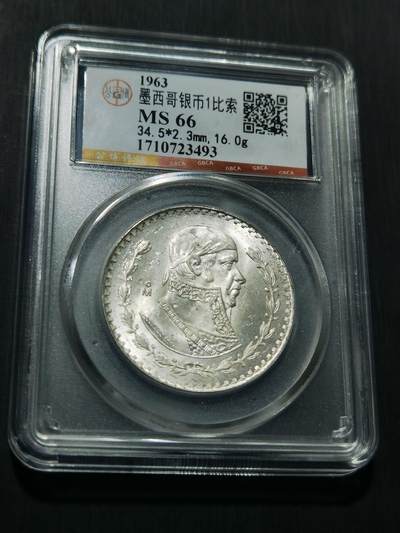 天下钱庄专场欢迎参拍 - 墨西哥一比索银币