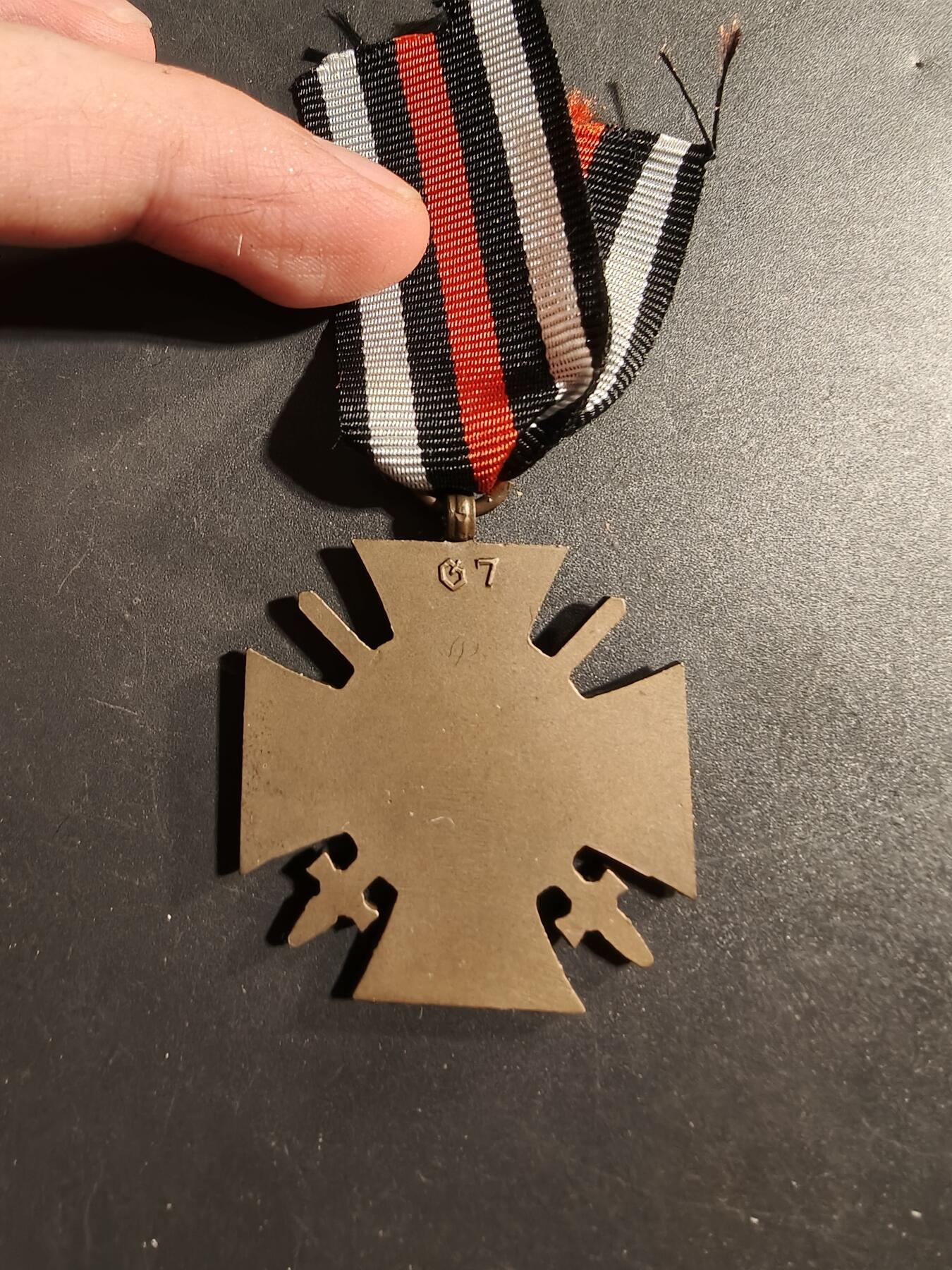 老王徽章第173期 德国一战兴登堡十字奖章     G7厂标