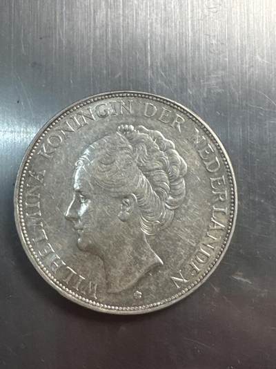 ❤️【币观天下】❤️ 第337期钱币拍卖- 2026.1.2周五晚上6点半场-长期征集拍品 - 荷兰2.5盾1930年银币