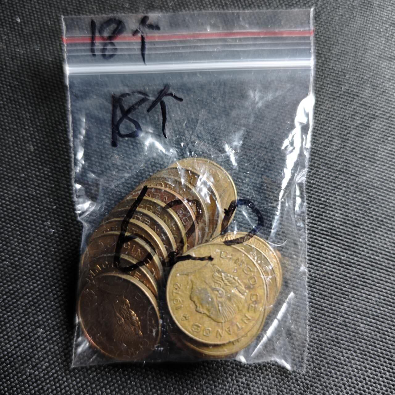 KK钱币收藏小铺 《套币 好品/批量散币专场》  2月预留时间 周末发货  墨西哥女头铜币一组18枚 小版