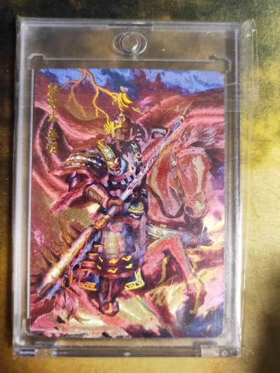 阳大大卡牌拍卖第90期（持续收拍品，周五晚上九点截拍，进群福利早知道） - 【亲签卡】百里卡牌 鞠嘉宁亲签卡<<霹雳火秦明>>，编号0020