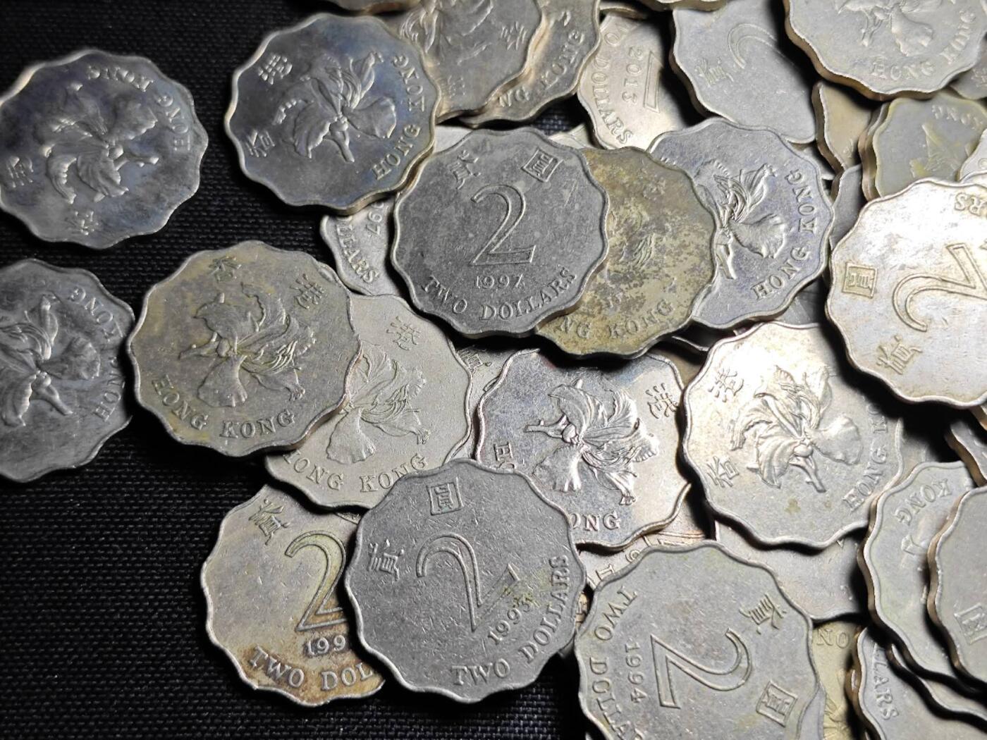 KK钱币收藏小铺 《套币 好品/批量散币专场》  2月预留时间 周末发货  香港2元236枚一组！