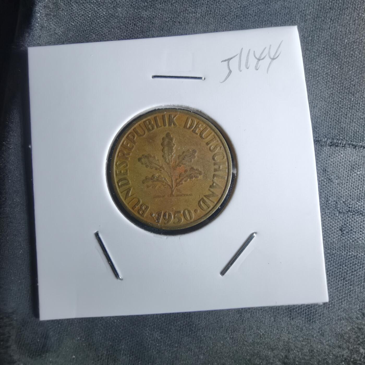 沼泽如烟--第951场 德国1950年10芬尼