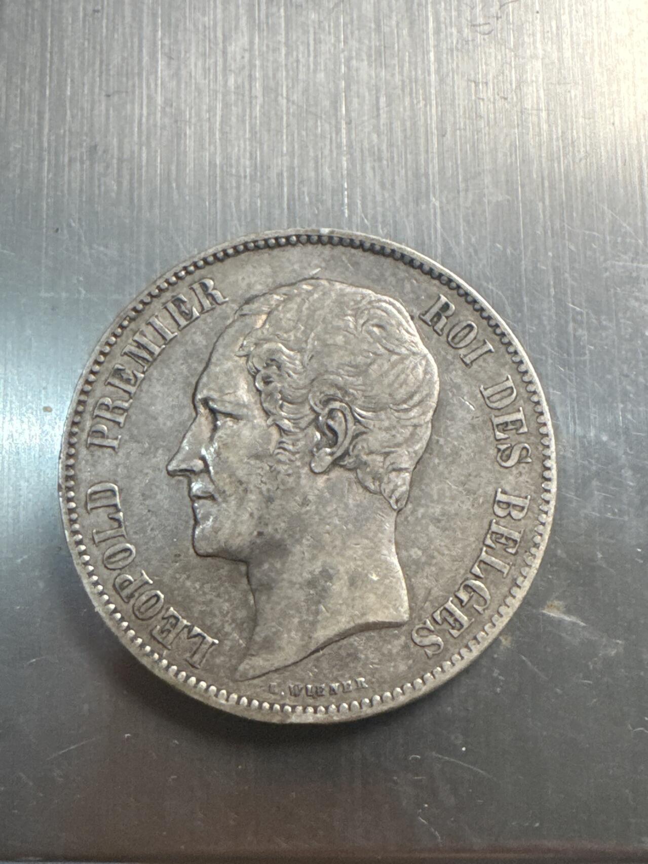 ❤️【币观天下】❤️ 第337期钱币拍卖- 2026.1.2周五晚上6点半场-长期征集拍品 比利时1951年5法兰银币