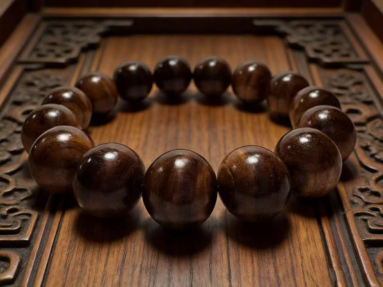 零元拍：海南黄花梨 手串 15MM 零元拍：海南黄花梨 手串 15MM