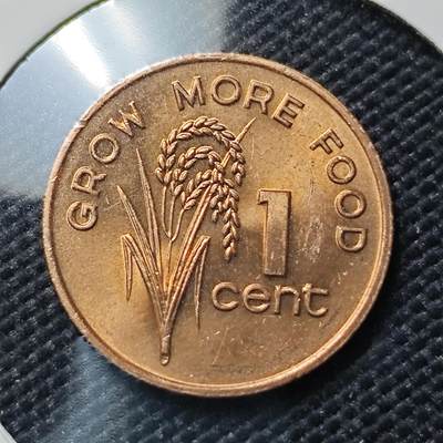 KK钱币收藏小铺 《套币 好品/批量散币专场》  2月预留时间 周末发货 - 1981 斐济1分农粮纪念币 好品铜币