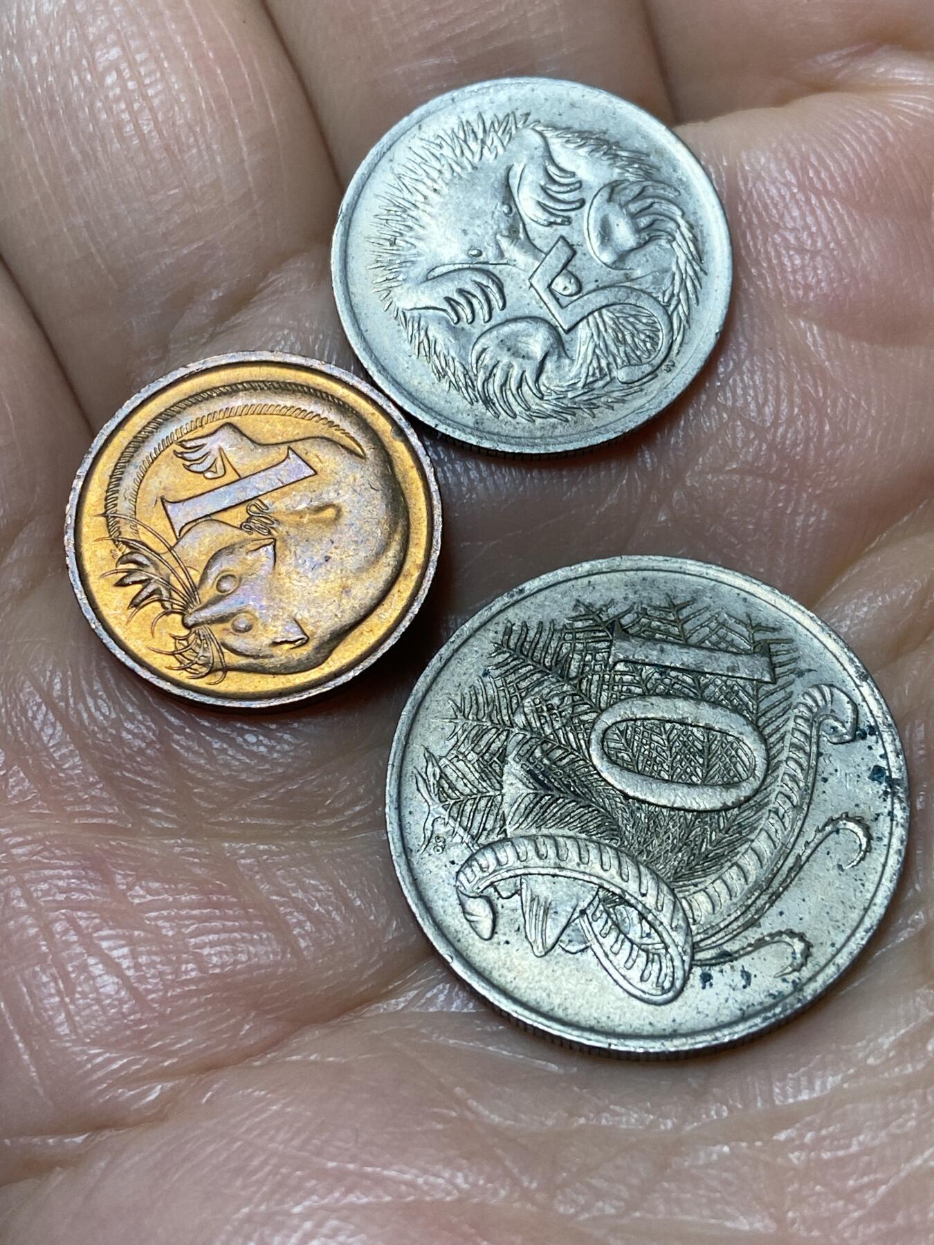 2026年第二场(总第一百七十一场）外国好品散币场(免佣金) 澳大利亚🇦🇺3枚：1987年1分，67年5分，67年10分