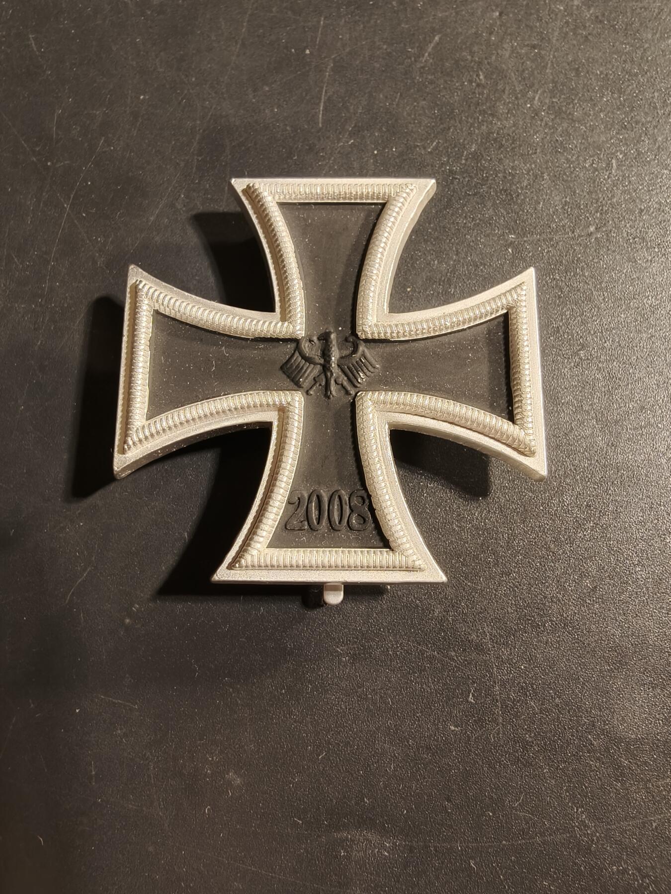 老王徽章第173期 德国2008版一级铁十字勋章    65厂标