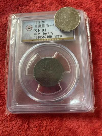 小英专场第329期 - 西藏铜币一钱，评级币喜欢来拍