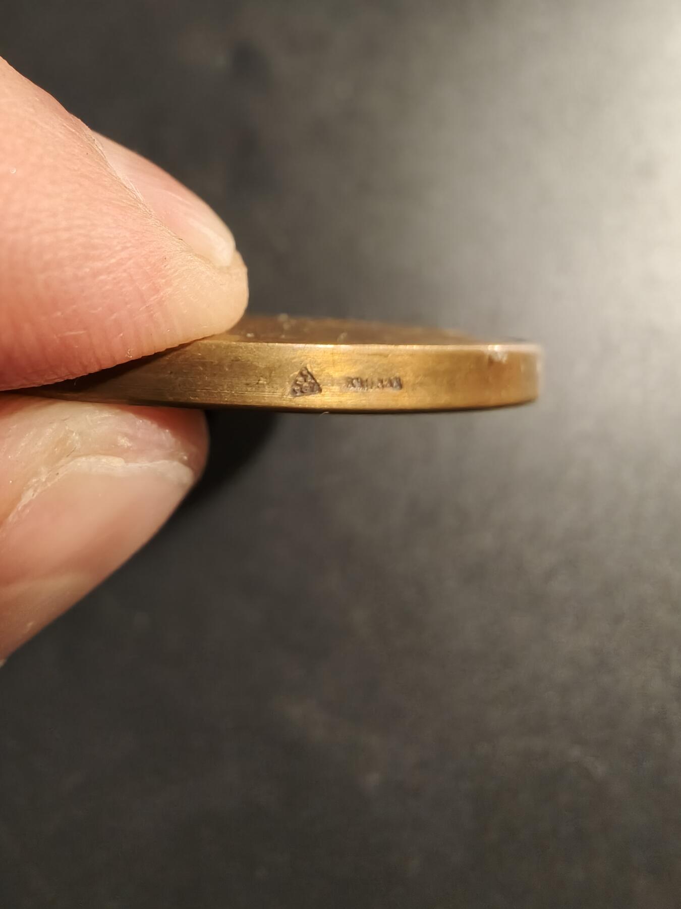 老王徽章第173期 法国塞纳省警察局大铜章    1925年颁发     自由帽玛丽安娜     直径59mm    重量92.5g