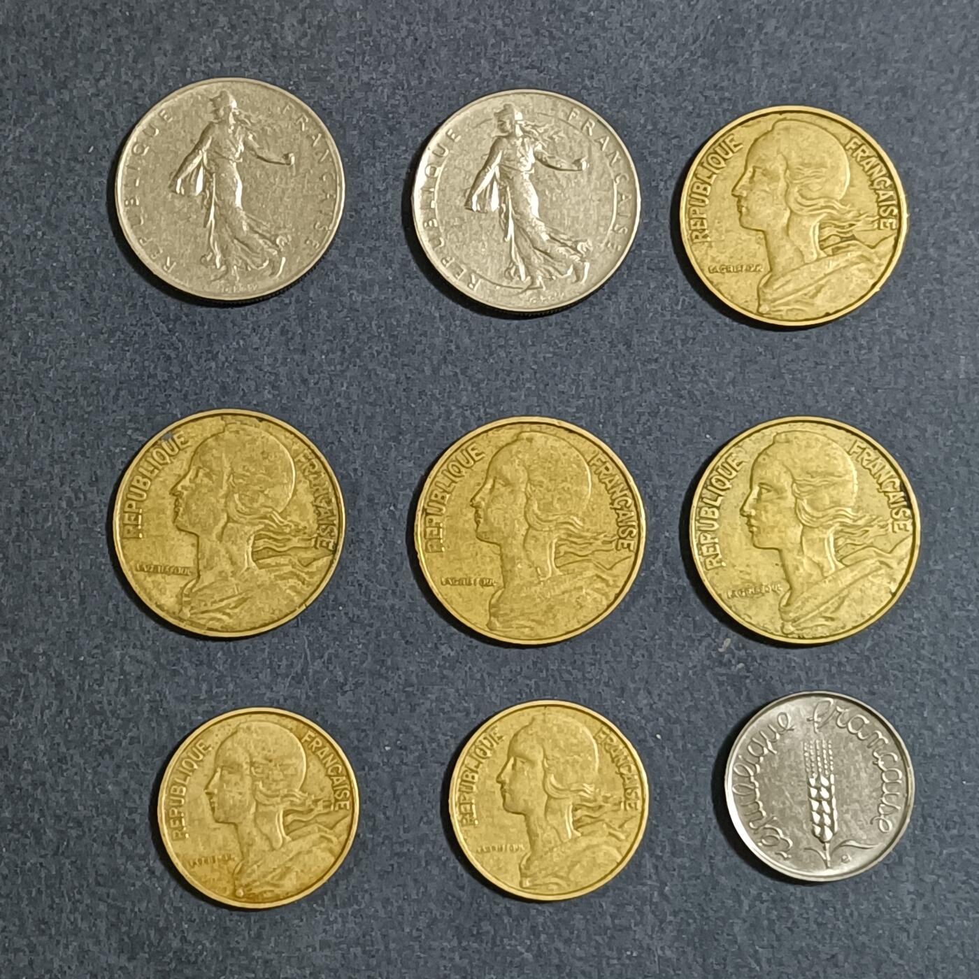 【游宝包邮场】蛇年第104期  法国 1964年 9枚