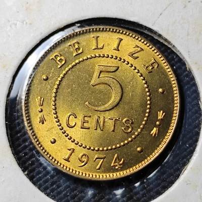 KK钱币收藏小铺 《套币 好品/批量散币专场》  2月预留时间 周末发货 -  1974洪都拉斯5分 好品