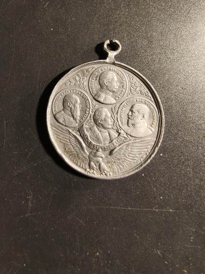 老王徽章第173期 - 德国1909年德皇阅兵与军事演习纪念章