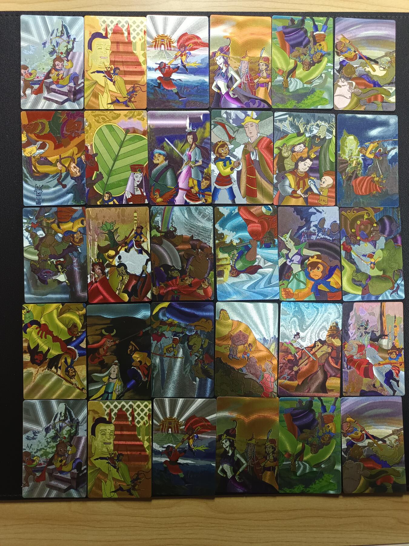 天玑星卡拍第157期《1.5周一截拍》持续收拍收评中 满赠卡需备注 大圣卡通 西游记 冰钻故事卡 48张 小卡