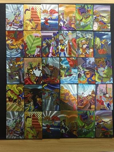 天玑星卡拍第157期《1.5周一截拍》持续收拍收评中 满赠卡需备注 - 大圣卡通 西游记 冰钻故事卡 48张 小卡