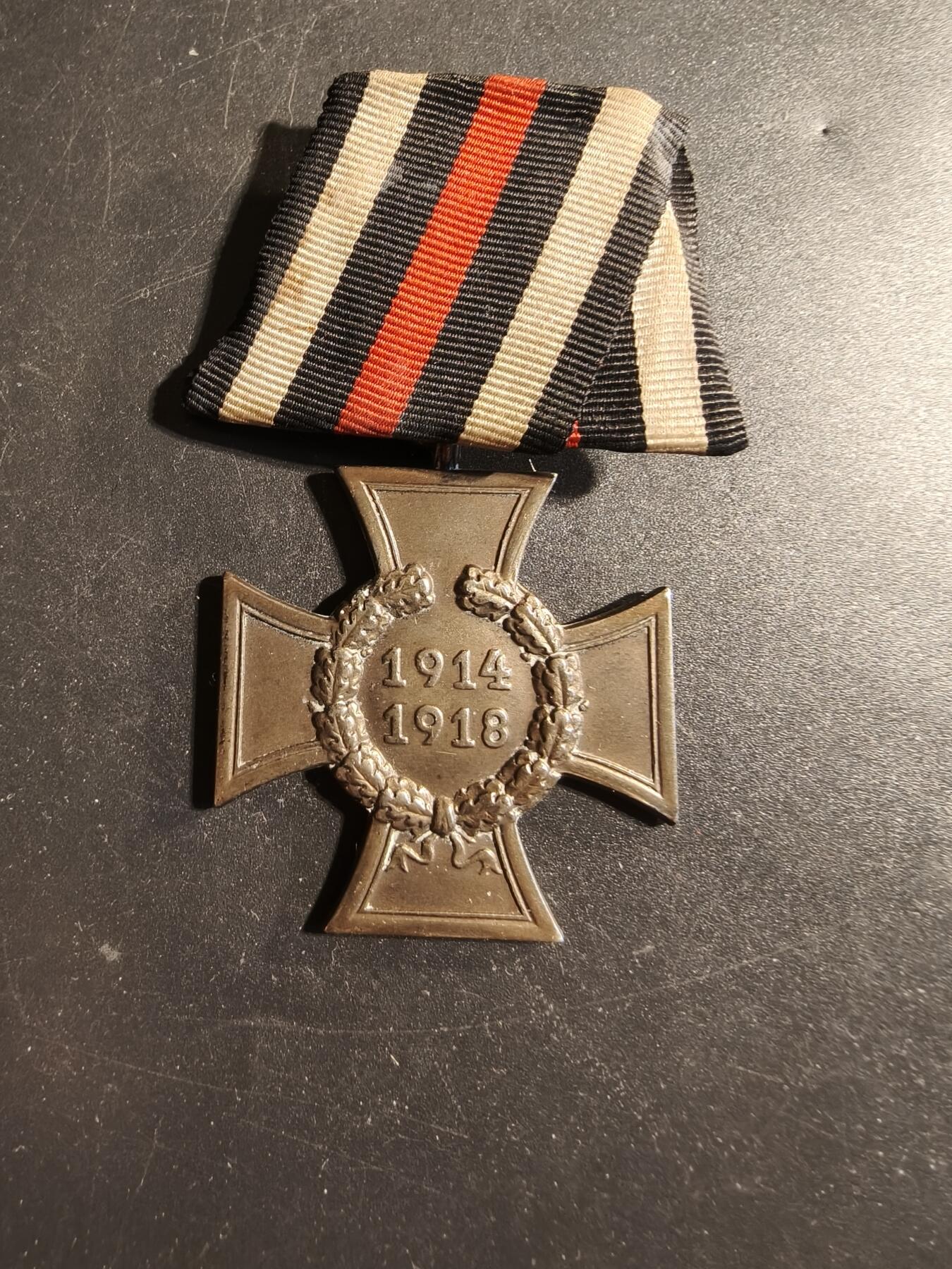 老王徽章第173期 德国一战兴登堡十字奖章   礼服挂   民事版    KM&F厂