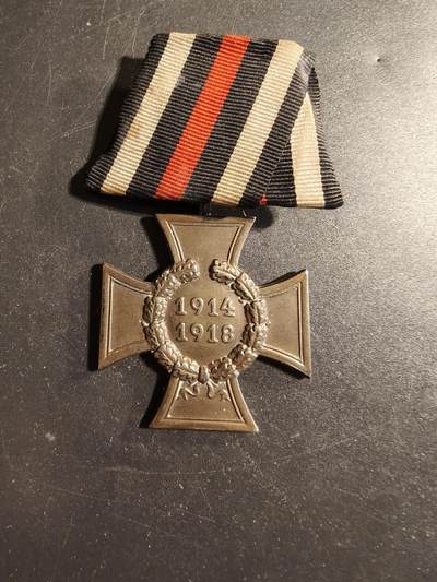 老王徽章第173期 - 德国一战兴登堡十字奖章   礼服挂   民事版    KM&F厂
