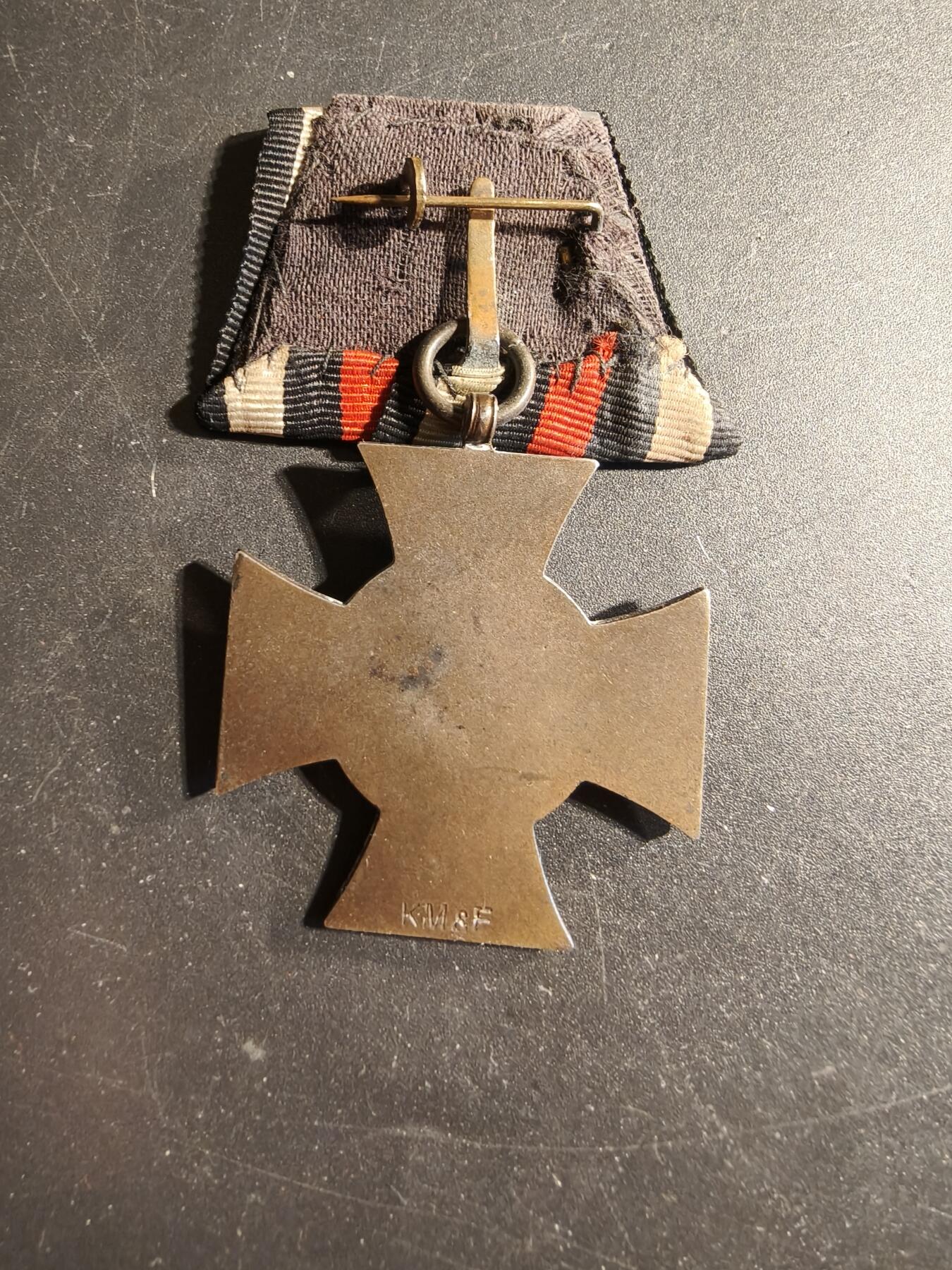 老王徽章第173期 德国一战兴登堡十字奖章   礼服挂   民事版    KM&F厂