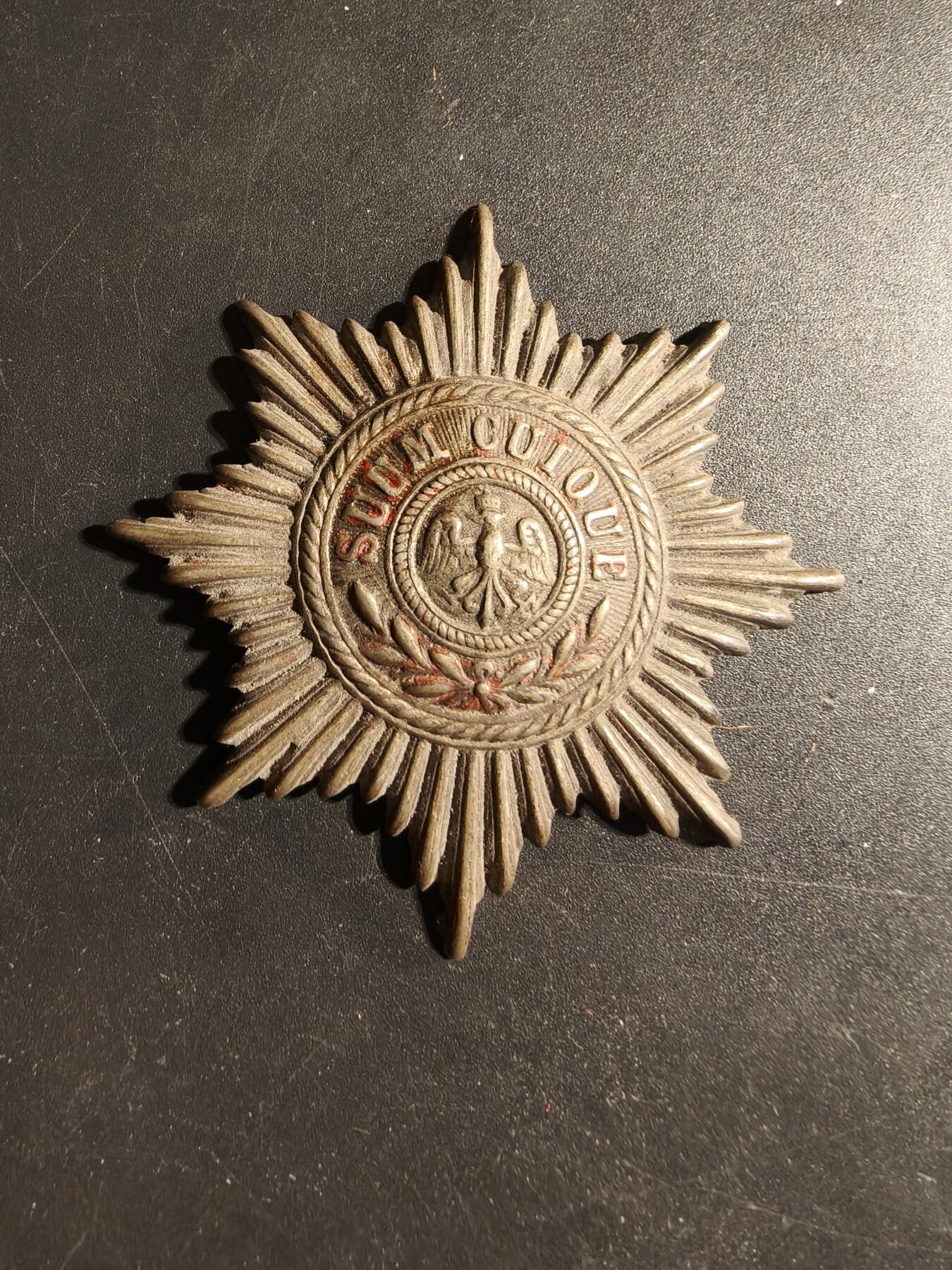 老王徽章第173期 德国普鲁士近卫军帽徽